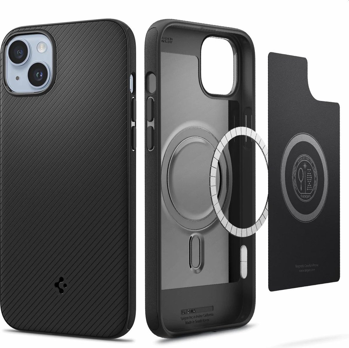 Spigen Mag Armor Case hoesje voor iPhone 14 - zwart Magfit