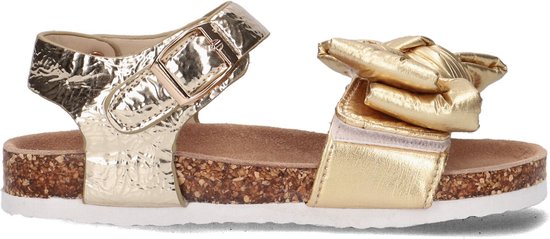 Colors Of California New Bio Sandal Bow Sandalen - Meisjes - Goud - Maat 31