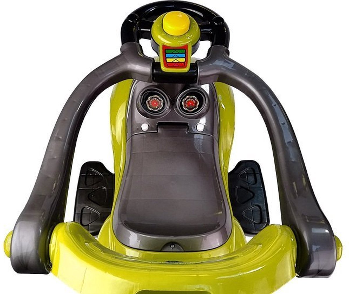 Mega Car 3 in 1 loopauto met duwstang - Groeit mee met je kind - Geel