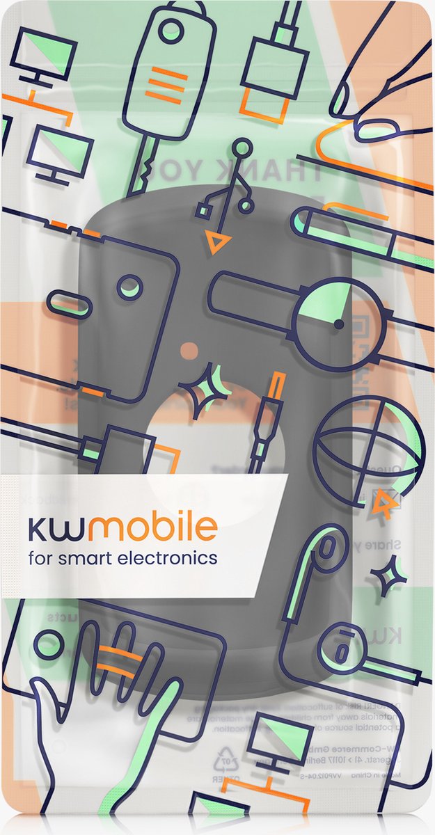 kwmobile fietscomputer gps hoes geschikt voor Garmin Edge 1040 / 1040 Solar hoesje - Beschermhoes voor fietsnavigatie - Siliconen cover van kwmobile — afbeelding 2