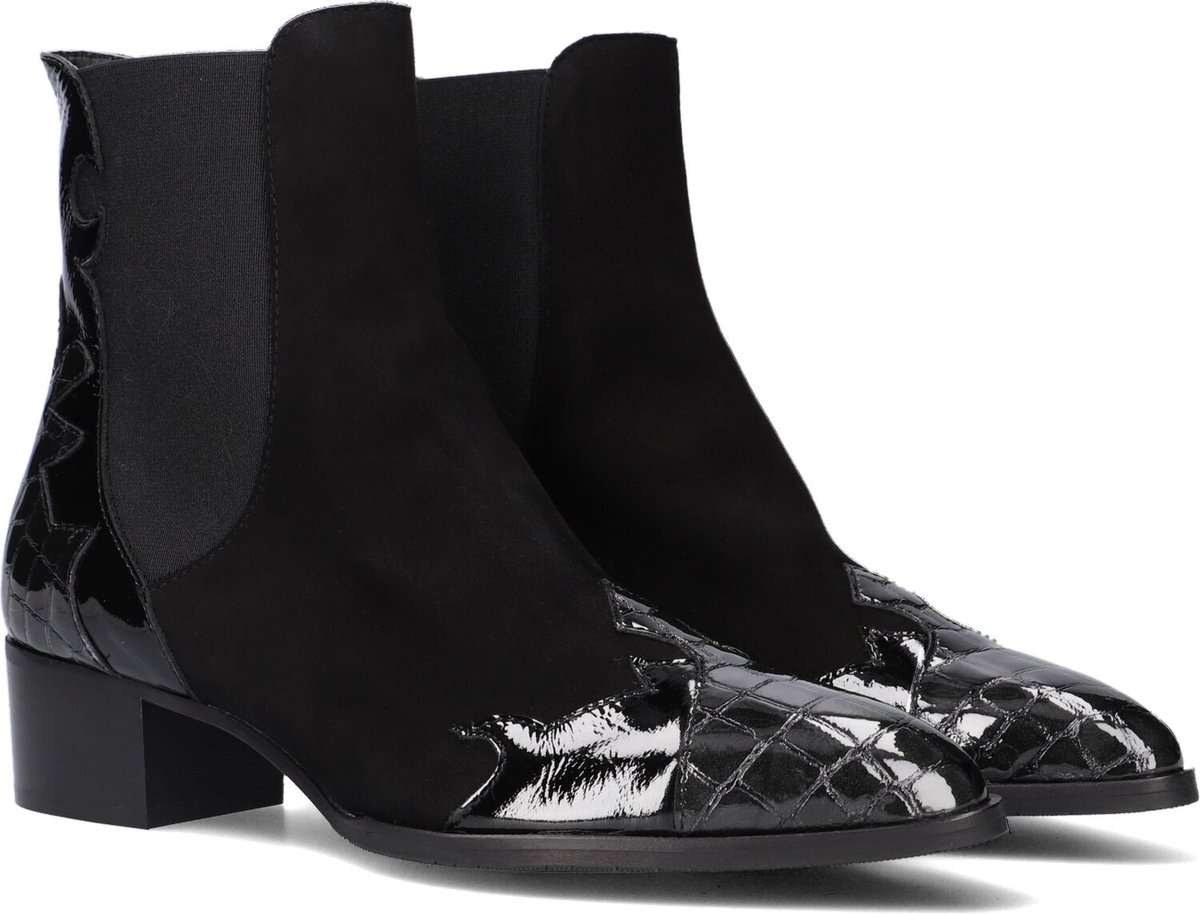 Pertini 30961 Enkellaarsjes - Enkelboots - Dames - Zwart - Maat 37 | bol.com