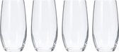 Excellent Houseware set van 12x luxe tumbler drinkglazen/waterglazen van 360 ml