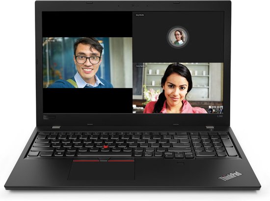 Lenovo ThinkPad L580 Intel® Core™ i5 i5-8250U Laptop 39,6 cm (15.6") 8 GB DDR4-SDRAM 256 GB SSD Wi-Fi 5 (802.11ac) Windows 10 Pro Zwart - Lenovo - Hoofdafbeelding
