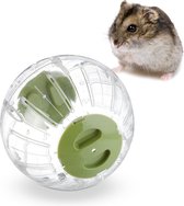 Relaxdays hamsterbal doorzichtig - 18,5 cm - loopbal hamster - dwerghamster bal - plastic