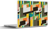 Laptop sticker - 10.1 inch - Geometrisch - Patronen - Abstract - 25x18cm - Laptopstickers - Laptop skin - Cover