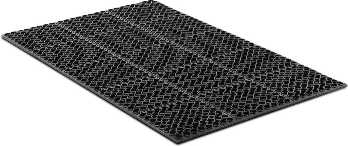ulsonix Ringrubber mat - 150 x 90 x 1 cm - zwart
