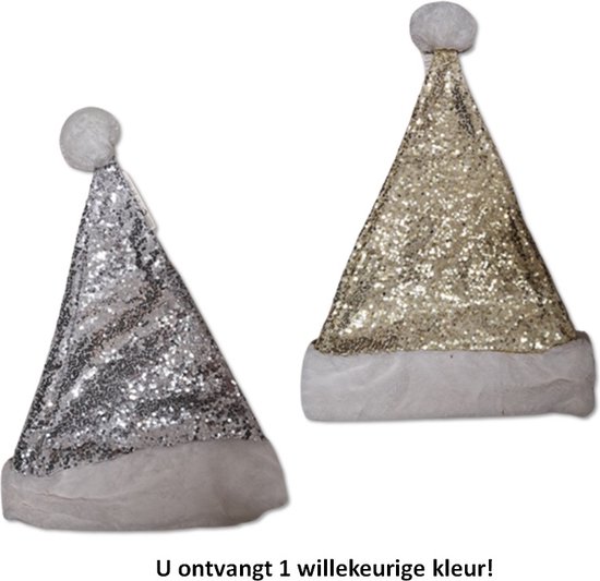 Gouden Glitter Kerstmuts]«Beste Prijs Online