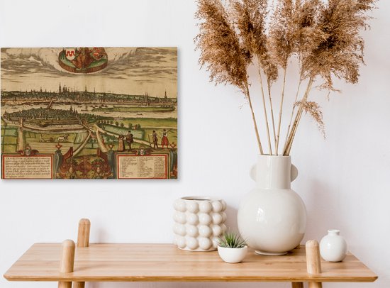 Paysage urbain coloré et historique de Maastricht Toile 40x30 cm - petit - Tirage photo sur toile (Décoration murale salon / chambre)