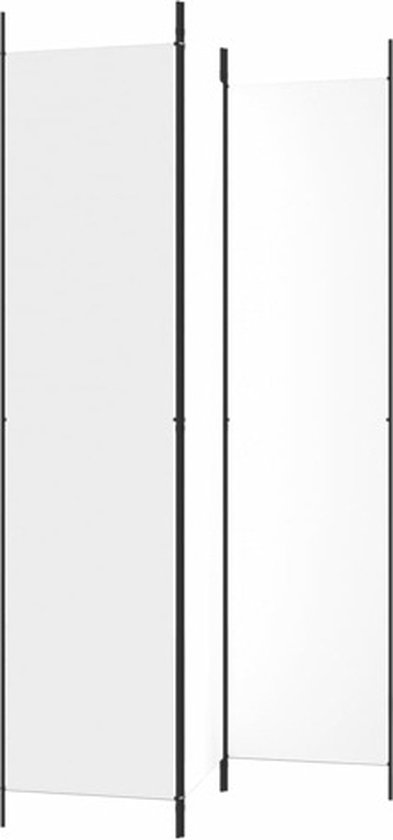 vidaXL Séparateur de pièce 3 panneaux 150x220 cm Blanc