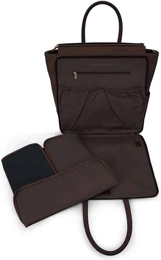 Matt & Nat PERCIO Vegan Diaper Bag Purity Chocolate