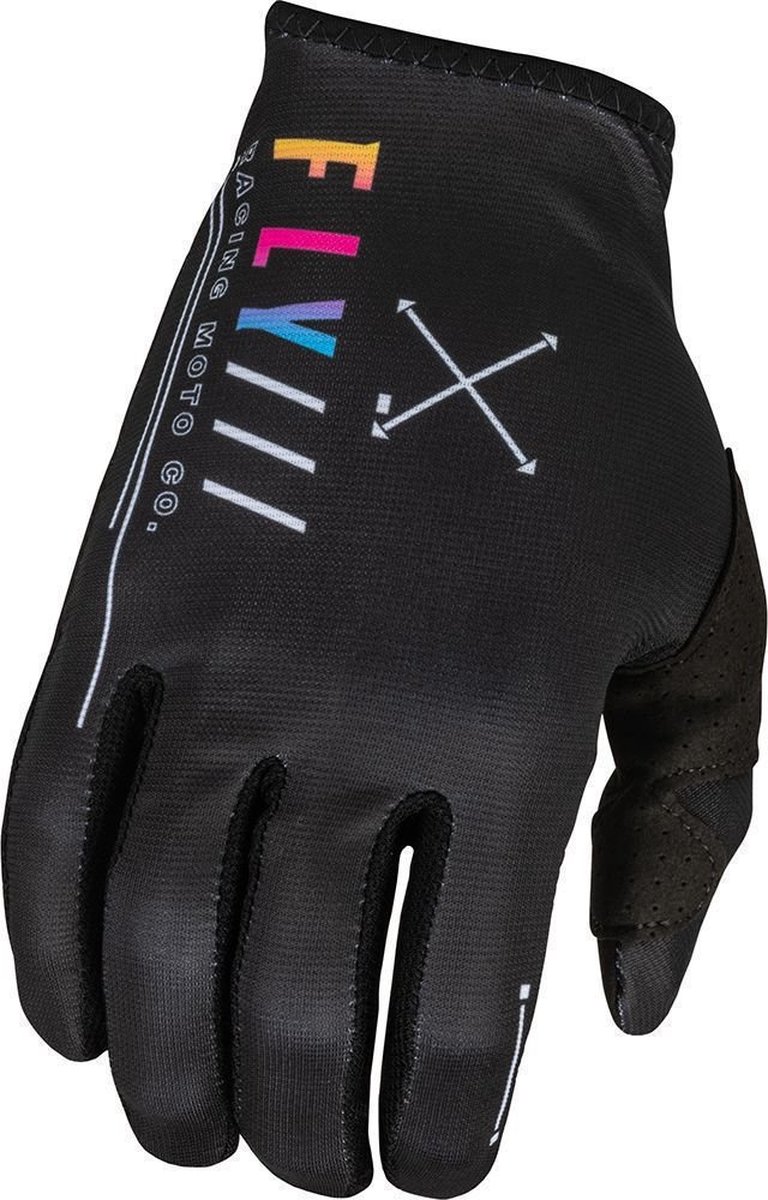 Fly Racing MX Gloves Lite S.E Avenger Black Sunset L