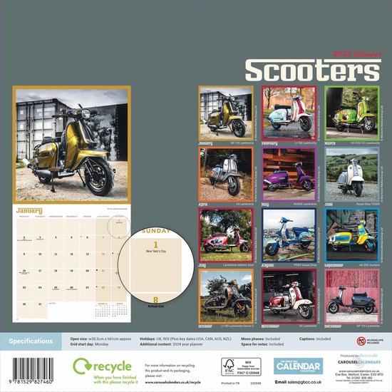 Scooters Kalender 2023