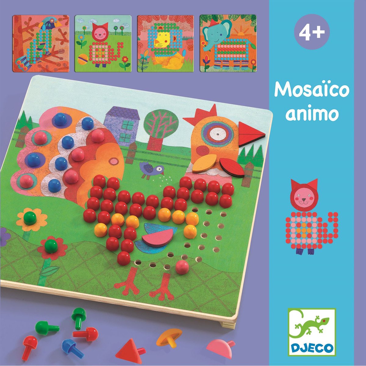 Djeco - Mosaico Animo - 3+