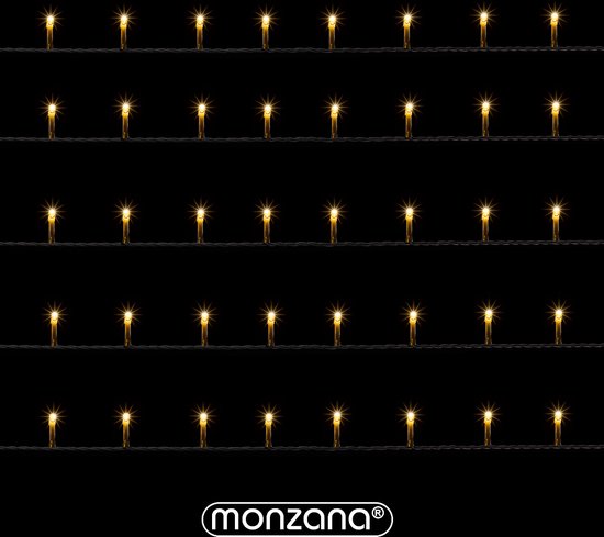 Monzana Lichtsnoer 400 LEDS – Afstandsbediening Timer – Warm Wit
