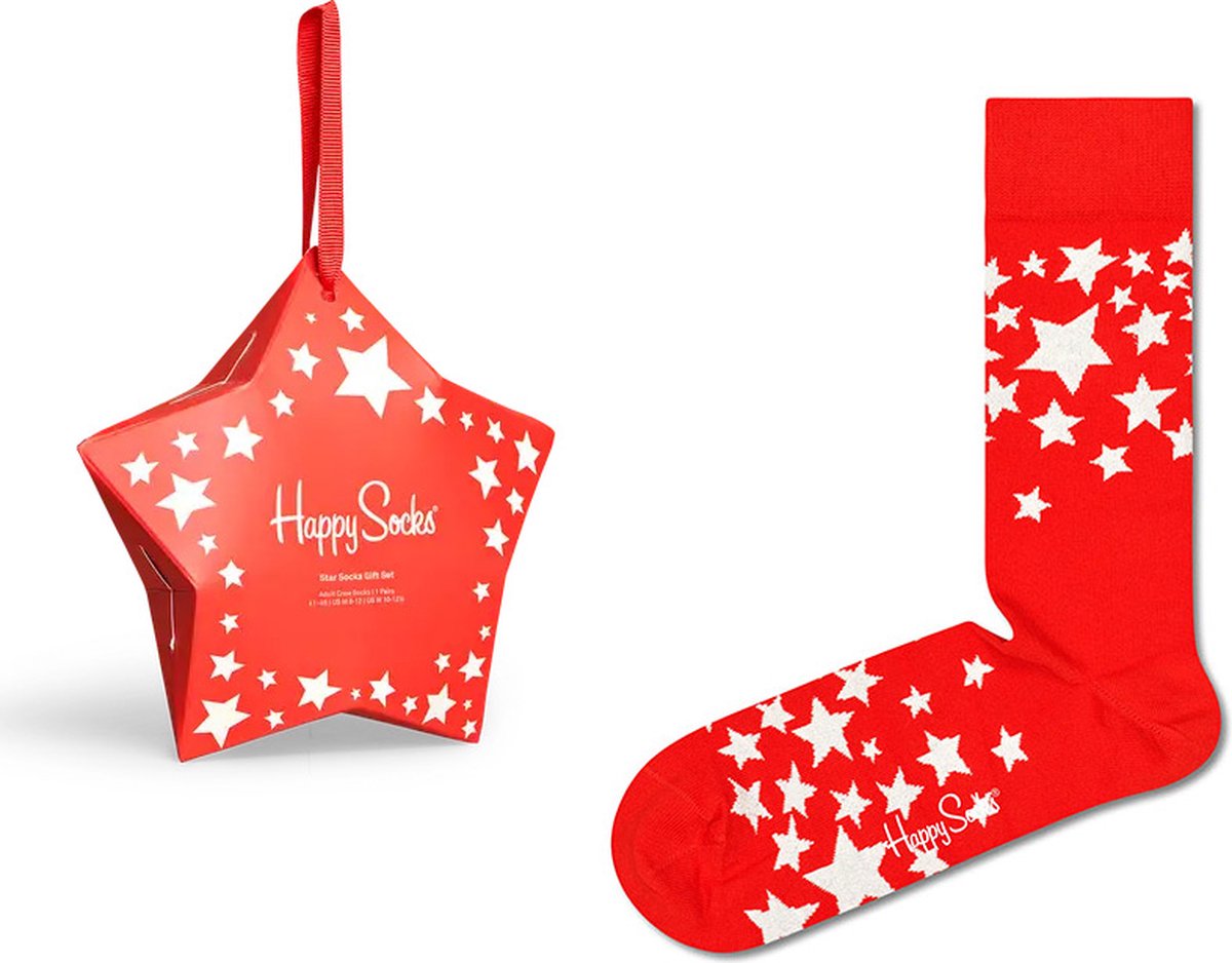 voor Soms soms binnenvallen Happy Socks giftbox sokken kerstbal - rood - 36-40 | bol.com