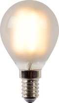 Lucide P45 - Filament lamp - Ø 4,5 cm - LED Dimb. - E14 - 1x4W 2700K - mat