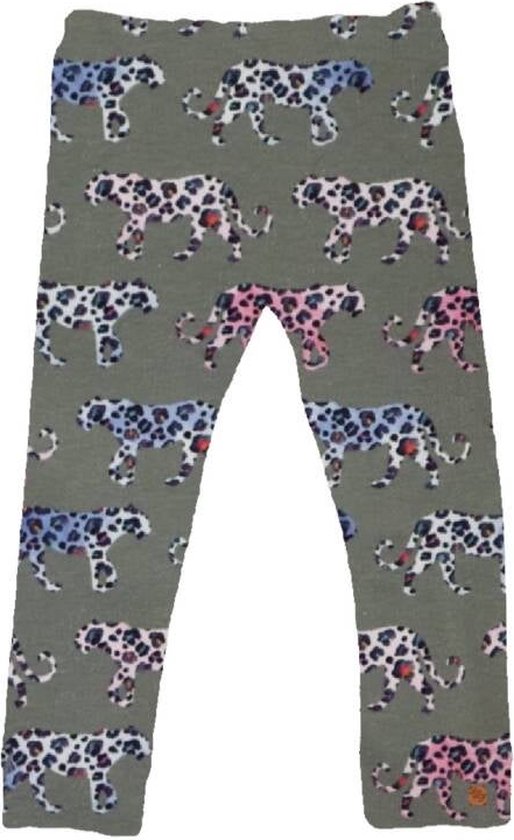 Broek panter figuren grijs