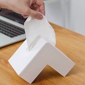 Tissue box - wit - tissuedoos - woondecoratie