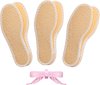 Bama Fresh Sun Color Kids Barefoot Inlegzolen voor een Comfortabel Zomers Barefoot Gevoel 3 Paar Unisex Beige + Gratis 1 Satijnen Veters (twv €5,95) - 34