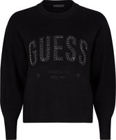 Pull Femme Guess Estelle RN LS - Zwart - Taille S
