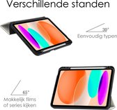 Hoesje Geschikt voor iPad 2022 Hoesje Case Hard Cover Hoes Book Case Met Uitsparing Geschikt voor Apple Pencil - Kat
