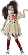 FUNIDELIA Voodoo poppenkostuum voor meisjes - Maat: 107 - 113 cm - Bruin