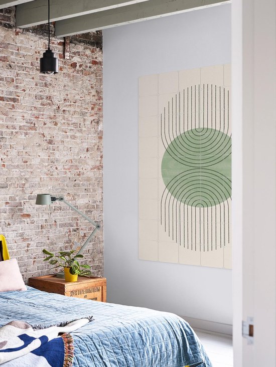 IXXI Perfect Point Green - Décoration murale - Abstrait - 80 x 60 cm