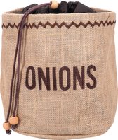 Kitchencraft Sac De Rangement Oignons 20 X 21 Cm Jute Marron