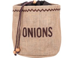 Kitchencraft Sac De Rangement Oignons 20 X 21 Cm Jute Marron