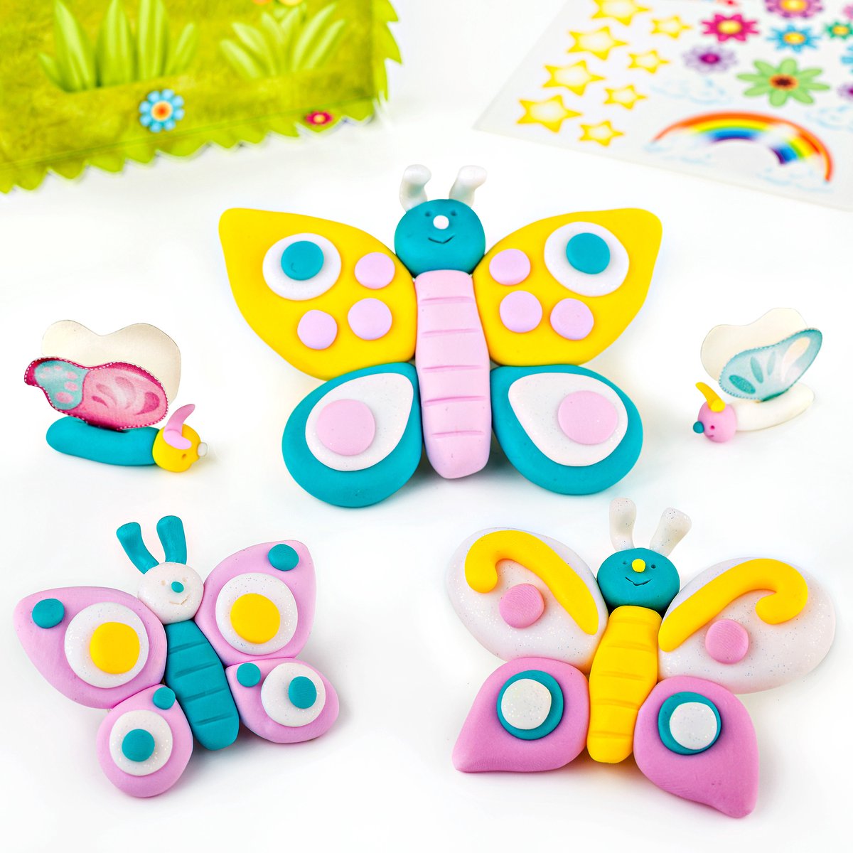 FIMO kids 8034 - ovenhardende boetseerklei - Form&Play set "Vlinder" — afbeelding 4