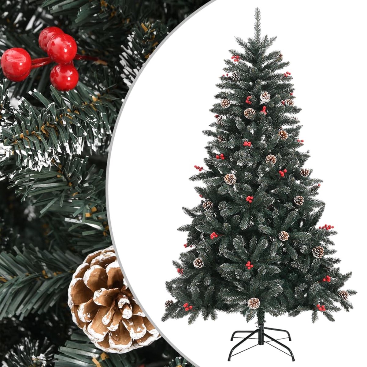 Prolenta Premium - Kunstkerstboom met standaard 150 cm PVC groen