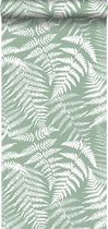 ESTAhome papier peint fougères vert menthe - 138998-0,53 x 10,05 m