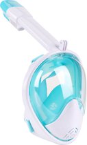 Atlantis Full Face Mask 2.0 - Snorkelmasker - Volwassenen - Wit/Turquoise - S/M