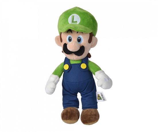 Super Mario Luigi Pluche, 30cm - Knuffel