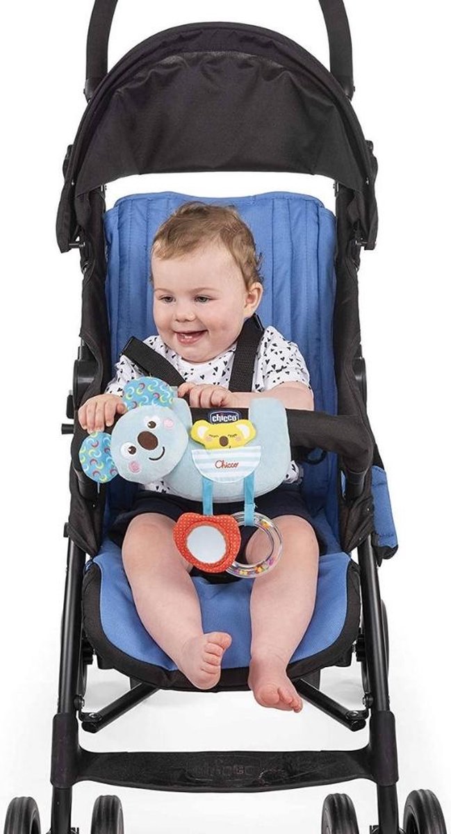 Chicco bundel - Buggy Multiride - Light Grey & Rammelaar - Koalabeer - Te bevestigen aan kinderwagen van Chicco — afbeelding 3