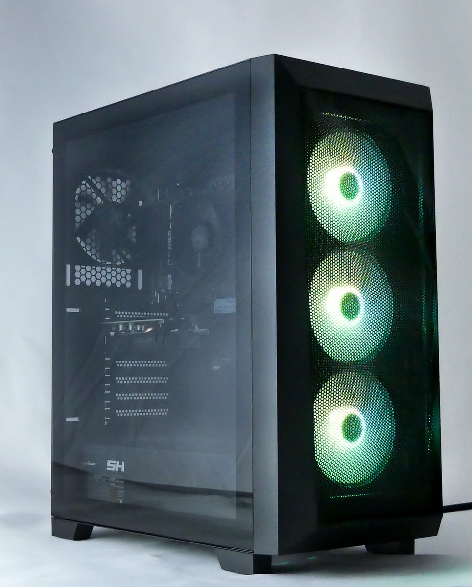 144Hz GeForce RTX3050 Gaming PC Setup Compleet met 27" Curved Gaming Monitor - 16GB RAM - 1TB M2.0 SSD thumbnail 3