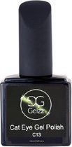 Gelzz Cat's Eye - C13 Dark Forest - Groen - Semitransparante kleur - 10ml - Vegan