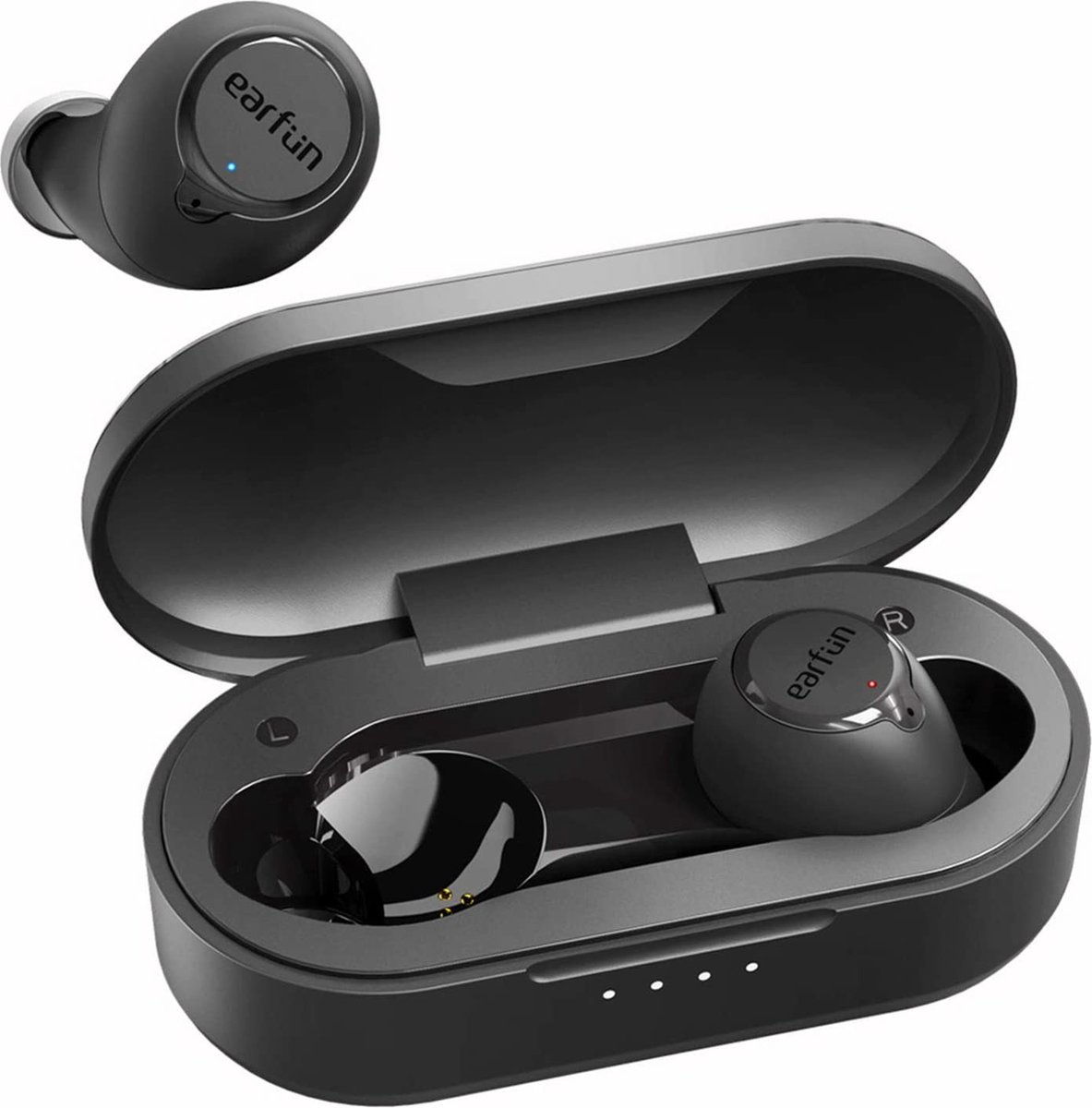 EarFun Free True Wireless Earbuds - Superieur Geluid, 30 Uur Batterij, IPX7 waterproof