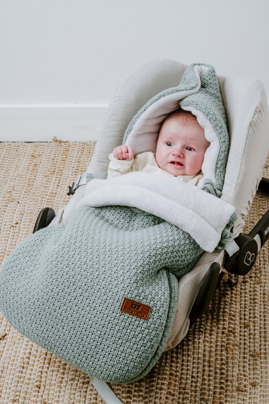 Baby's Only Voetenzak autostoel 0+ Robust - Antraciet - Geschikt voor drie- en vijfpuntsgordel van Baby's Only — afbeelding 2