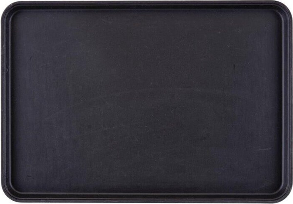 Cambro CamtREAd Glasvezel Anti-Slip Dienblad Zwart 45x65cm - Cambro CL930