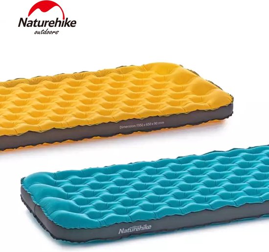 Naturehike® 3D Luchtmatras Premium - Comfortabel R-waarde 2.0 - Extra dikke  slaapmat -... | bol.com