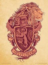 Harry Potter Gryffindor Art Print 30x40cm | Poster