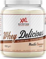 XXL Nutrition - Whey Delicious - Vanille Kaneel - Wei Eiwitpoeder met BCAA & Glutamine, Proteïne poeder, Eiwit shake, Whey Protein - 1000 gram