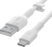 Belkin BOOST↑CHARGE Flex câble USB 2 m USB 2.0 USB C Blanc