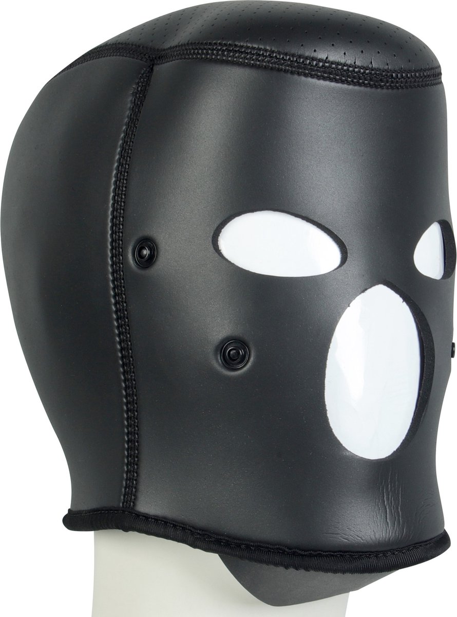 Banoch | Masker Cobra | neopreen | afneembaar oog & mondmasker | bondage — afbeelding 5
