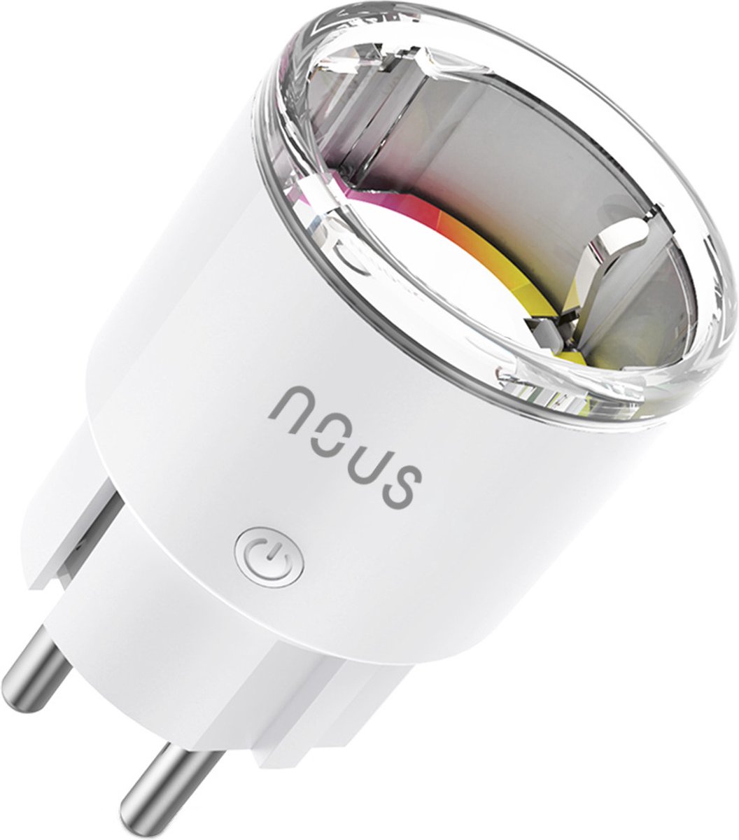 NOUS Smart Tuya WiFi Plug - Slimme Tussenstekker - Tuya SmartLife - 3680W - Wifi