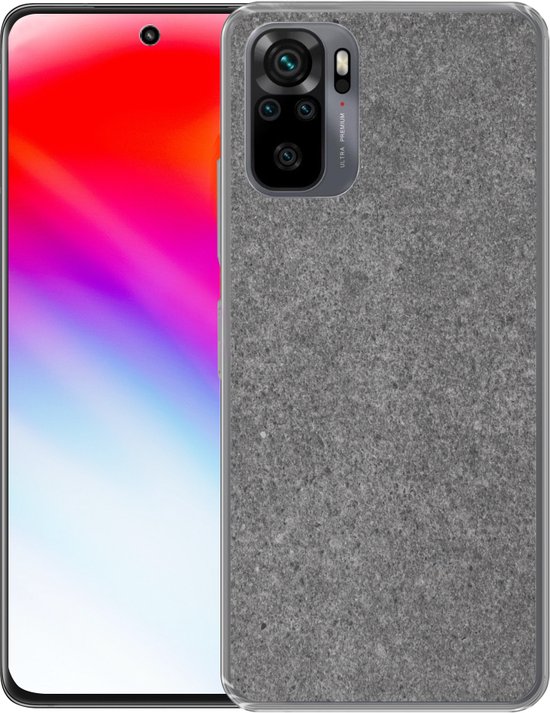 Coque Xiaomi Redmi Note 10 - Béton - Motifs - Ciment - Vintage - Texture - Rustique - Coque de téléphone en Siliconen