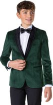 OppoSuits Deluxe Dinner Jacket - Rich Green - Tiener Blazer - Colbert - Groen - Maat 14 Jaar
