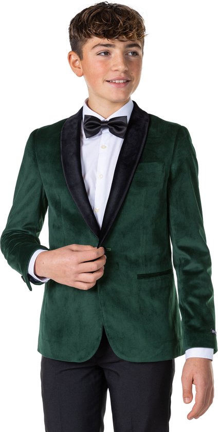 OppoSuits Deluxe Dinner Jacket - Rich Green - Teen Blazer - Colbert - Vert - Taille 14 ans