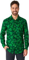 Suitmeister St. Pats Green - Heren Overhemd - St. Patrick's Day - Groen - Maat L